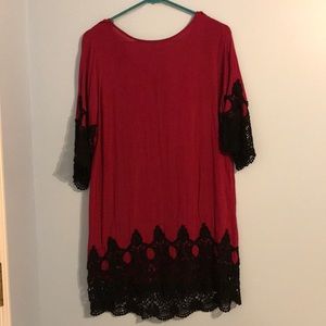 Magenta Francesca’s dress